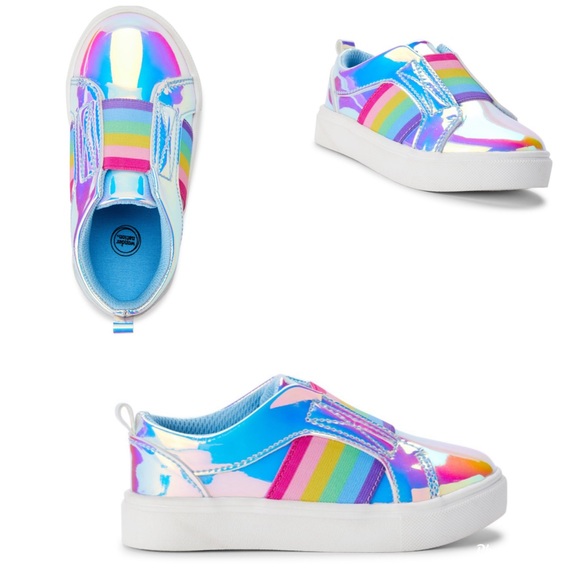 Wonder Nation Iridescent Shiny Toddler Casual Shoe - Picture 10 of 10